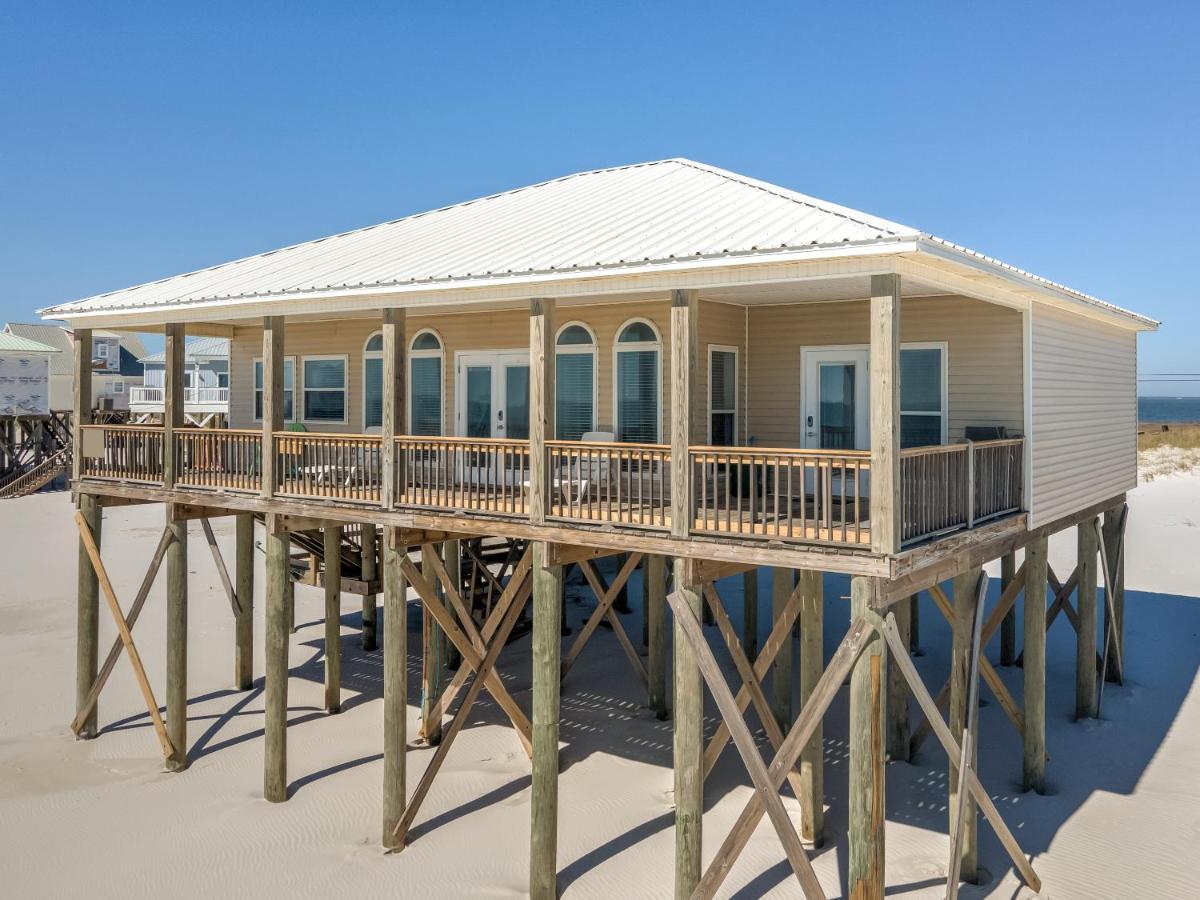 Marisol - Pet Friendly And Gulf Front! Enjoy The Large Deck With Amazing Views! Home Dauphin Island Zewnętrze zdjęcie