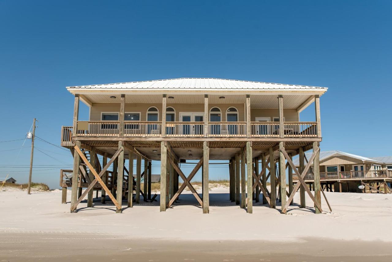 Marisol - Pet Friendly And Gulf Front! Enjoy The Large Deck With Amazing Views! Home Dauphin Island Zewnętrze zdjęcie