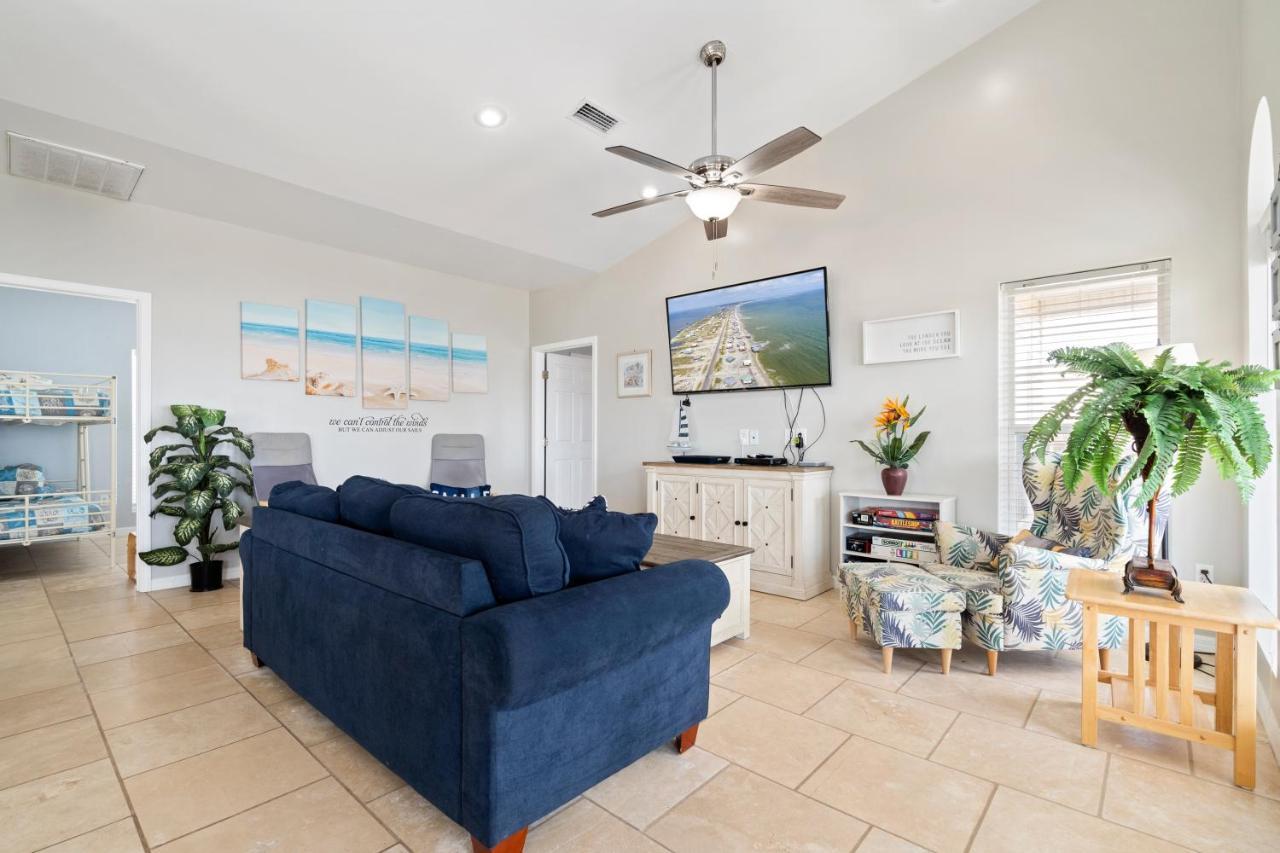 Marisol - Pet Friendly And Gulf Front! Enjoy The Large Deck With Amazing Views! Home Dauphin Island Zewnętrze zdjęcie