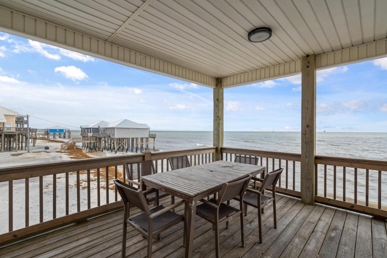 Marisol - Pet Friendly And Gulf Front! Enjoy The Large Deck With Amazing Views! Home Dauphin Island Zewnętrze zdjęcie